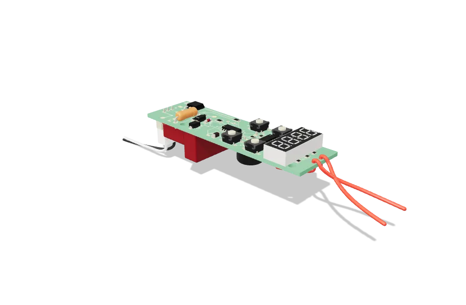 the controller board, laid out
