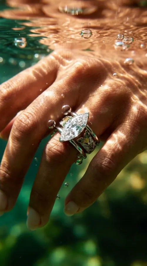 Showcase clip of the ring worn underwater