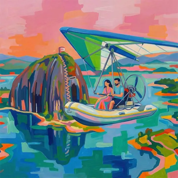 Guatapé moment print