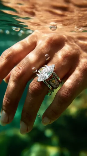 Showcase clip of the ring worn underwater